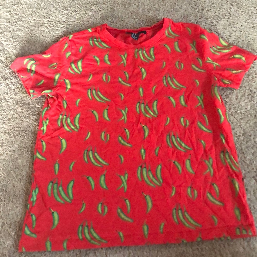 A Jalepeno pepper print tee